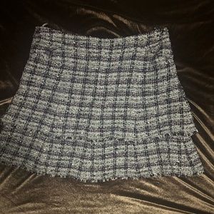 Chanel Tiered Lesage Tweed Skirt